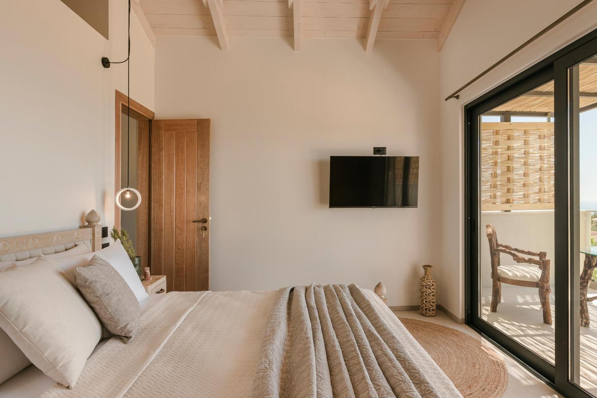Hilaritas Luxury Suites Sea View, Private Pool & Jacuzzi Paradise Ratzaklion ภายนอก รูปภาพ